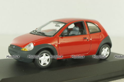 Ford Ka 1996, red, Minichamps 1:43