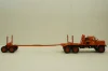 Краз-255Л1 лесовоз, оранжевый, Н727, Наш Автопром 1:43