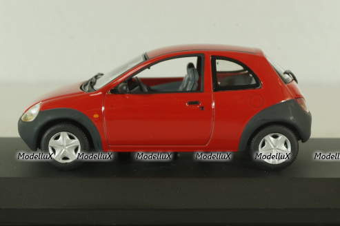 Ford Ka 1996, red, Minichamps 1:43