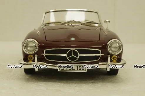 Mercedes 190SL (1955 - 1963) W121, red, B66040647, Norev 1:18
