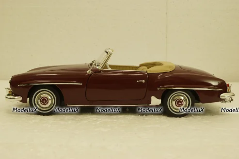 Mercedes 190SL (1955 - 1963) W121, red, B66040647, Norev 1:18