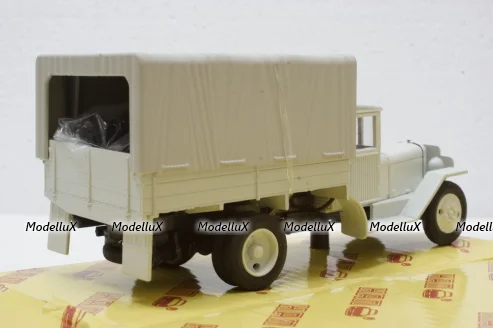 Зис-42М(5В) белый, гусеницы в комплекте, Н600, Наш Автопром 1:43 Уценка!