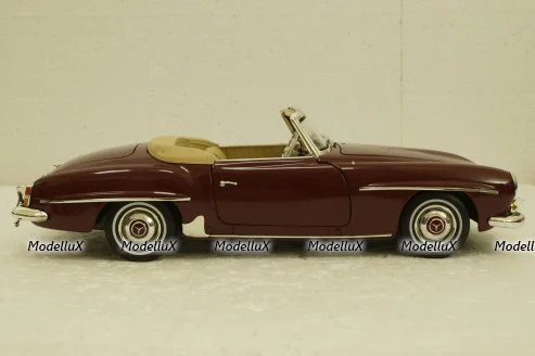 Mercedes 190SL (1955 - 1963) W121, red, B66040647, Norev 1:18