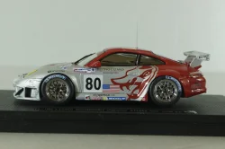 Porsche 911 GT3 RSR #80 Le Mans 2005, Silver/Red, 778, Ebbro 1:43