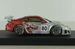 Porsche 911 GT3 RSR #80 Le Mans 2005, Silver/Red, 778, Ebbro 1:43