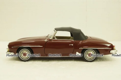 Mercedes 190SL (1955 - 1963) W121, red, B66040647, Norev 1:18