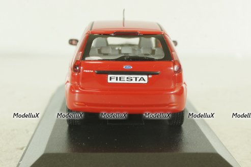 Ford Fiesta 2002 3-Dors 2001, red, Minichamps 1:43 Уценка!