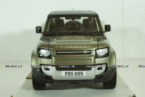 Land Rover Defender 110, 2020, light green, BU21101G, Burago 1:24