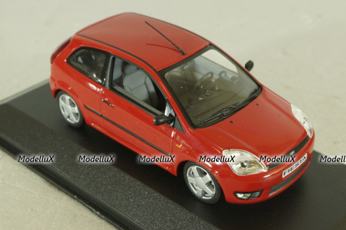 Ford Fiesta 2002 3-Dors 2001, red, Minichamps 1:43 Уценка!