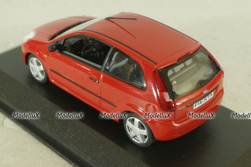 Ford Fiesta 2002 3-Dors 2001, red, Minichamps 1:43 Уценка!
