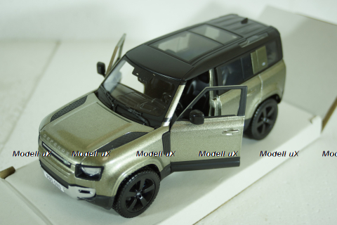 Land Rover Defender 110, 2020, light green, BU21101G, Burago 1:24