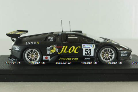 Lamborghini Murcielago JLOC  #53 Le Mans 2006, Black, 784, Ebbro 1:43