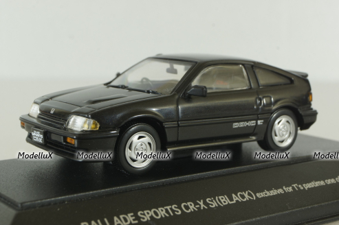 Honda CR-X Si Ballade Sports, black, civic, C012, Sapi 1:43