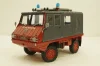 Steyr-Puch Haflinger Fire department red/grey, 450044300, Schuco 1:18