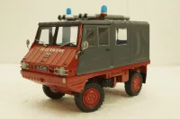 Steyr-Puch Haflinger Fire department red/grey, 450044300, Schuco 1:18