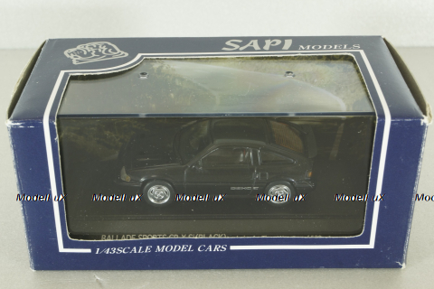 Honda CR-X Si Ballade Sports, black, civic, C012, Sapi 1:43