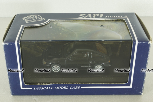 Honda CR-X Si Ballade Sports, black, civic, C012, Sapi 1:43