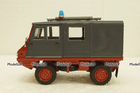 Steyr-Puch Haflinger Fire department red/grey, 450044300, Schuco 1:18
