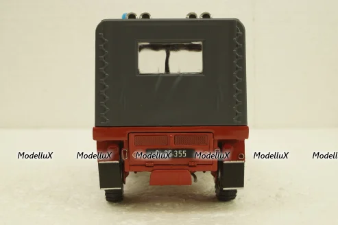Steyr-Puch Haflinger Fire department red/grey, 450044300, Schuco 1:18