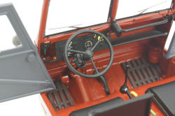 Steyr-Puch Haflinger Fire department red/grey, 450044300, Schuco 1:18