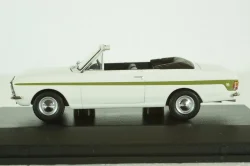 Ford Cortina MKII Crayford Convertible, white/green, Oxford 1:43