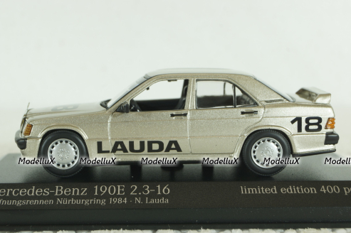 Mercedes  190E 2.3-16 Opening Race 1984 "Lauda", 943035604, Maxichamps/Minichamps 1:43