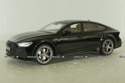 Audi RS7 Sportback (C8) 2019, black, Hongsen model 1:24