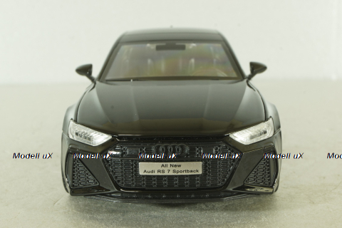 Audi RS7 Sportback (C8) 2019, black, Hongsen model 1:24