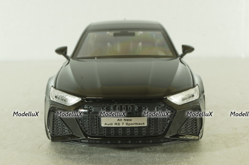 Audi RS7 Sportback (C8) 2019, black, Hongsen model 1:24