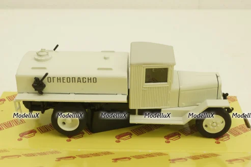 Зис-5В Б3-42М, Огнеопасно, белый, Н923, Наш Автопром 1:43
