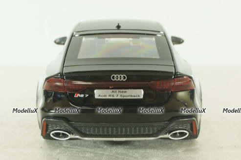 Audi RS7 Sportback (C8) 2019, black, Hongsen model 1:24