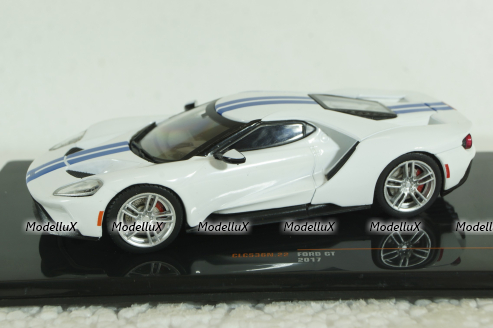 Ford GT, grey, hellcat, 2017, CLC536, IXO 1:43