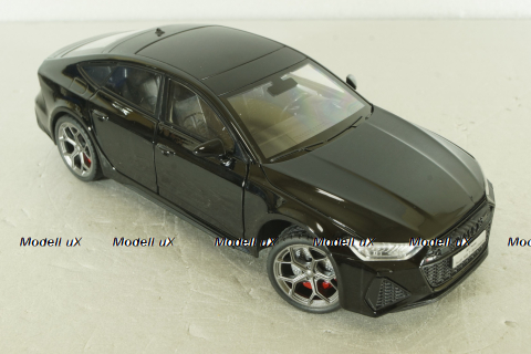 Audi RS7 Sportback (C8) 2019, black, Hongsen model 1:24