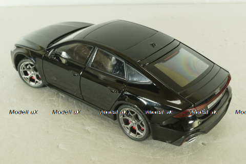 Audi RS7 Sportback (C8) 2019, black, Hongsen model 1:24