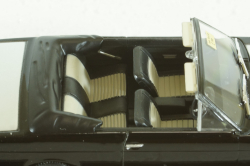 Ford Cortina MkII Crayford Convertible Black/White, Oxford 1:43