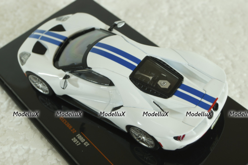 Ford GT, grey, hellcat, 2017, CLC536, IXO 1:43