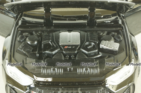 Audi RS7 Sportback (C8) 2019, black, Hongsen model 1:24