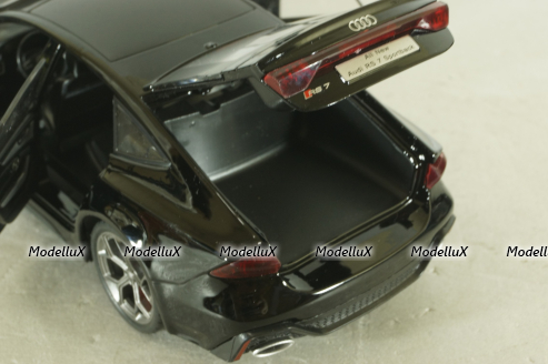 Audi RS7 Sportback (C8) 2019, black, Hongsen model 1:24