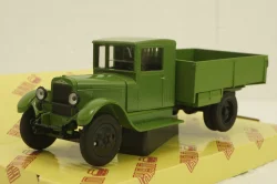УралЗис-5В, бортовой, Зеленый, Н228, Наш Автопром 1:43