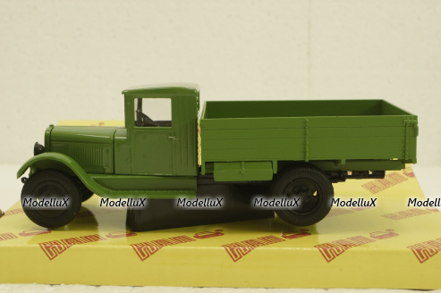 УралЗис-5В, бортовой, Зеленый, Н228, Наш Автопром 1:43