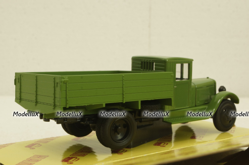 УралЗис-5В, бортовой, Зеленый, Н228, Наш Автопром 1:43