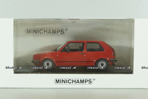 Volkswagen Golf II 1985, red, VW Golf, 943054103, Minichamps 1:43       