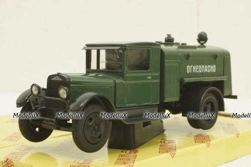 Зис-5 Б3-39М, Огнеопасно, зеленый, Н918, Наш Автопром 1:43
