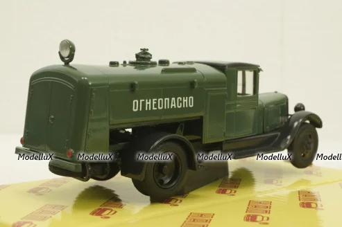Зис-5 Б3-39М, Огнеопасно, зеленый, Н918, Наш Автопром 1:43