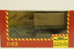 Зис-42, борт с тентом, хаки, Н219, Наш Автопром 1:43