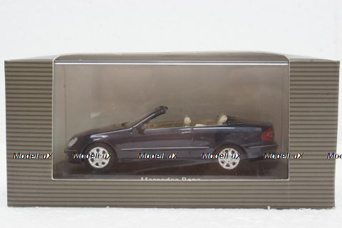 Mercedes CLK320 Cabriolet (A209) 2003 blue,  B66961967, Minichamps 1:43