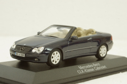 Mercedes CLK320 Cabriolet (A209) 2003 blue,  B66961967, Minichamps 1:43