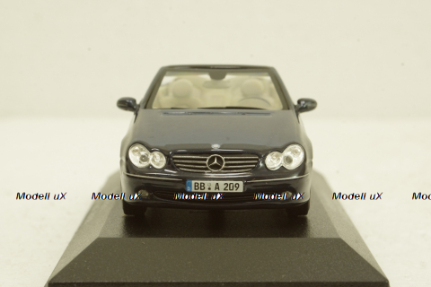 Mercedes CLK320 Cabriolet (A209) 2003 blue,  B66961967, Minichamps 1:43