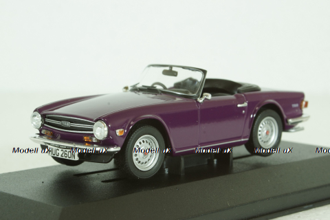 Triumph TR6 purple, Vanguards 1:43