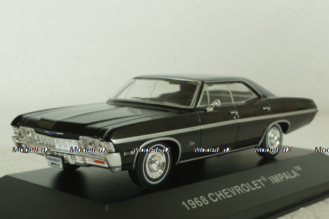 Chevrolet Chevy Impala (1965-1970) black, IXO 1:43